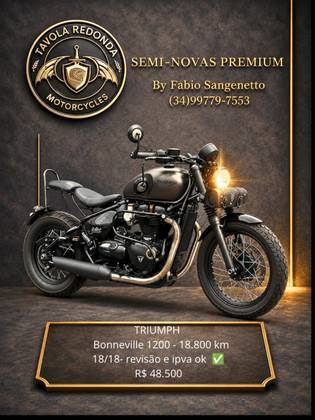 TRIUMPH BONNEVILLE BOBBER 1200 TRIUMPH BONNEVILLE BOBBER 1200